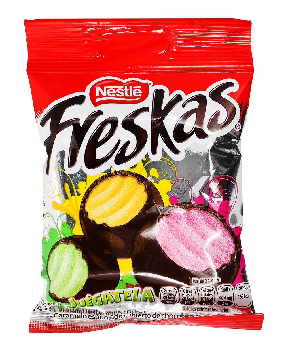 Freskas · Caramelos cubiertos de chocolate (35 g)