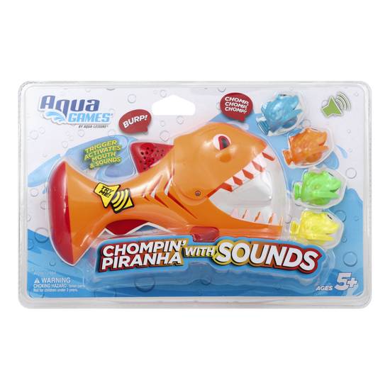 Aqua Games Chompin' Piranha With Sounds (1 ct)