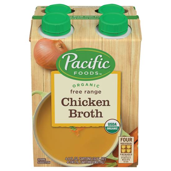 Pacific Foods Organic Chicken Broth (4 ct)