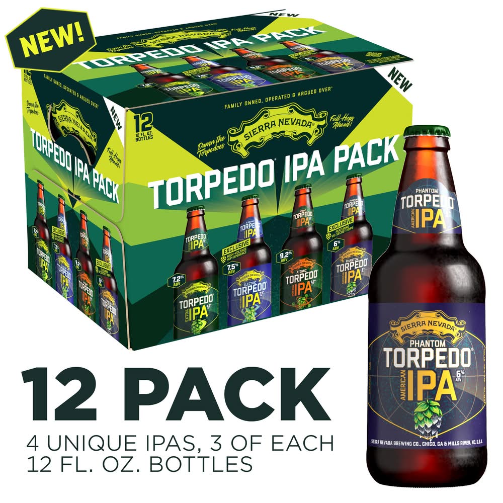 Sierra Nevada Torpedo Ipa pack Beer (12 x 12 fl oz)
