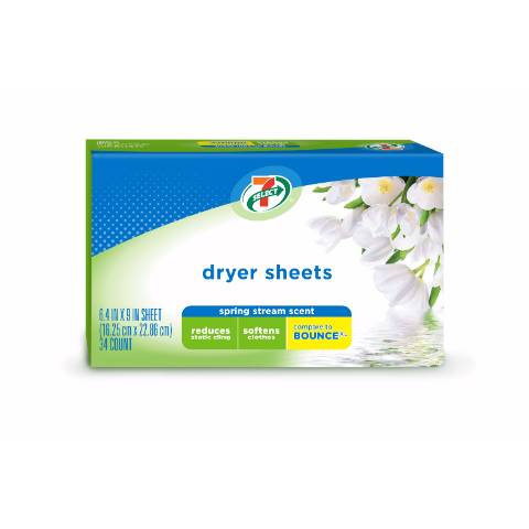 7-Select Dryer Sheets 34ct