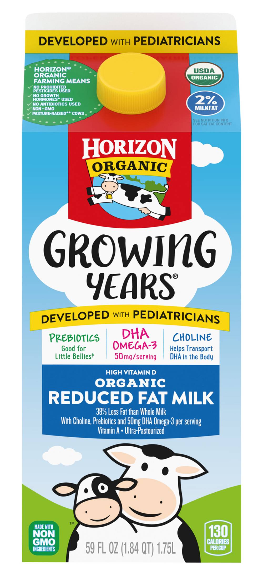 Horizon Organic Growing Years Reduced Fat Milk (59 fl oz)