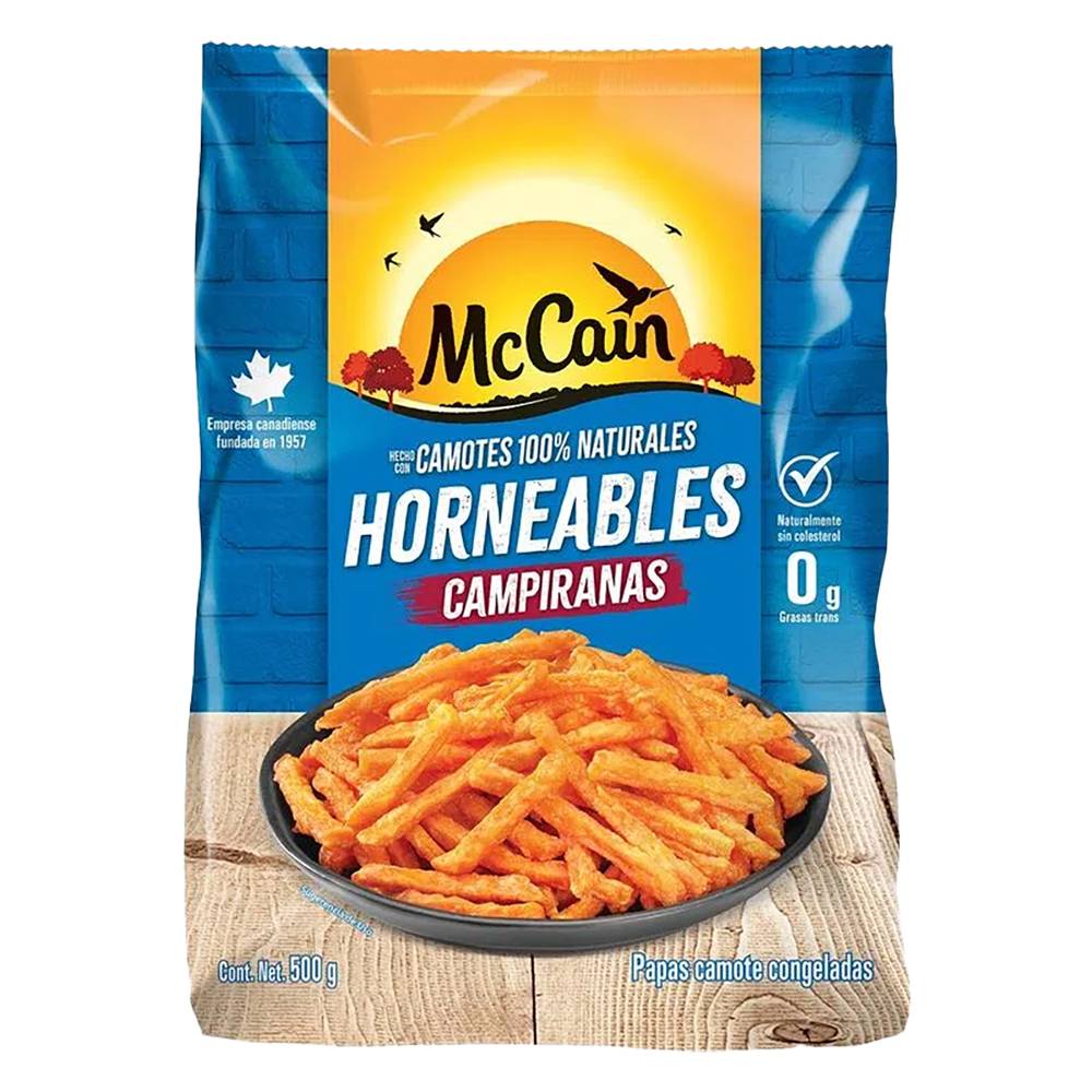 Mccain papas camote campiranas (bolsa 500 g)