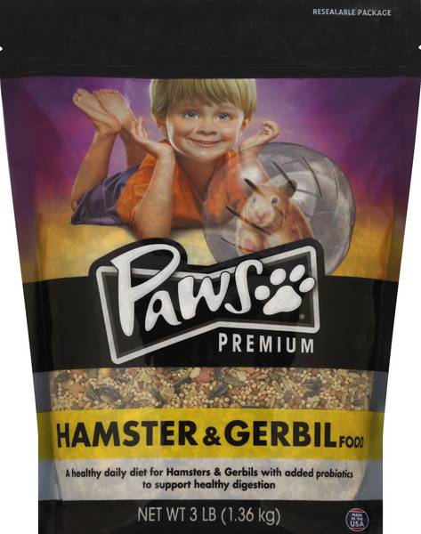 Paws Premium Hamster & Gerbil Food