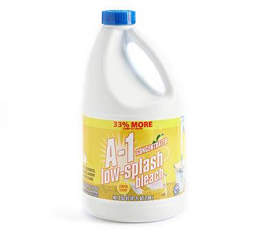 A-1 Low-Splash Concentrated Bleach, Lemon (81 fl oz)