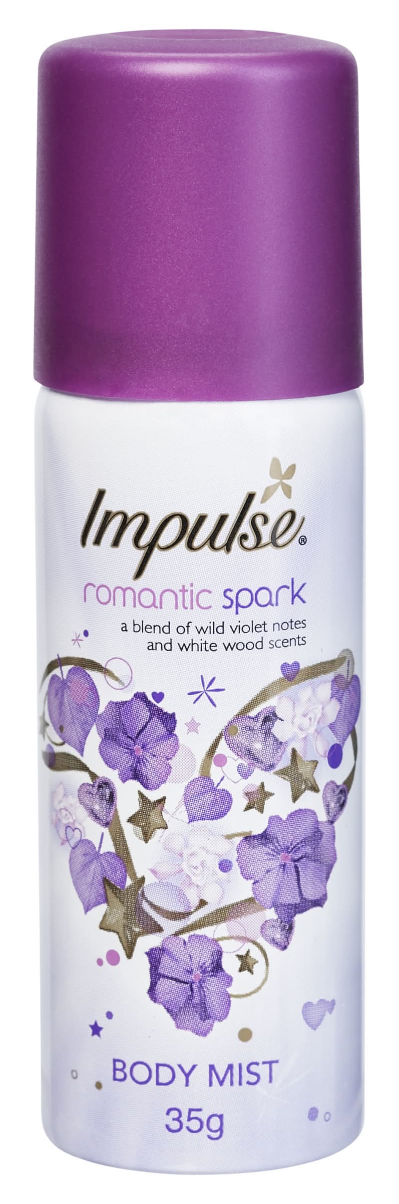 Impulse Body Spray Aerosol Deodorant Romantic Spark Delivery Near Me | Order Online