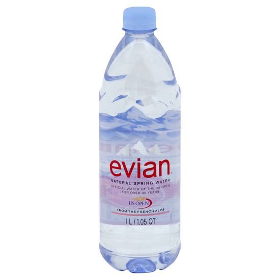 Evian Natural Spring Water (1 L)