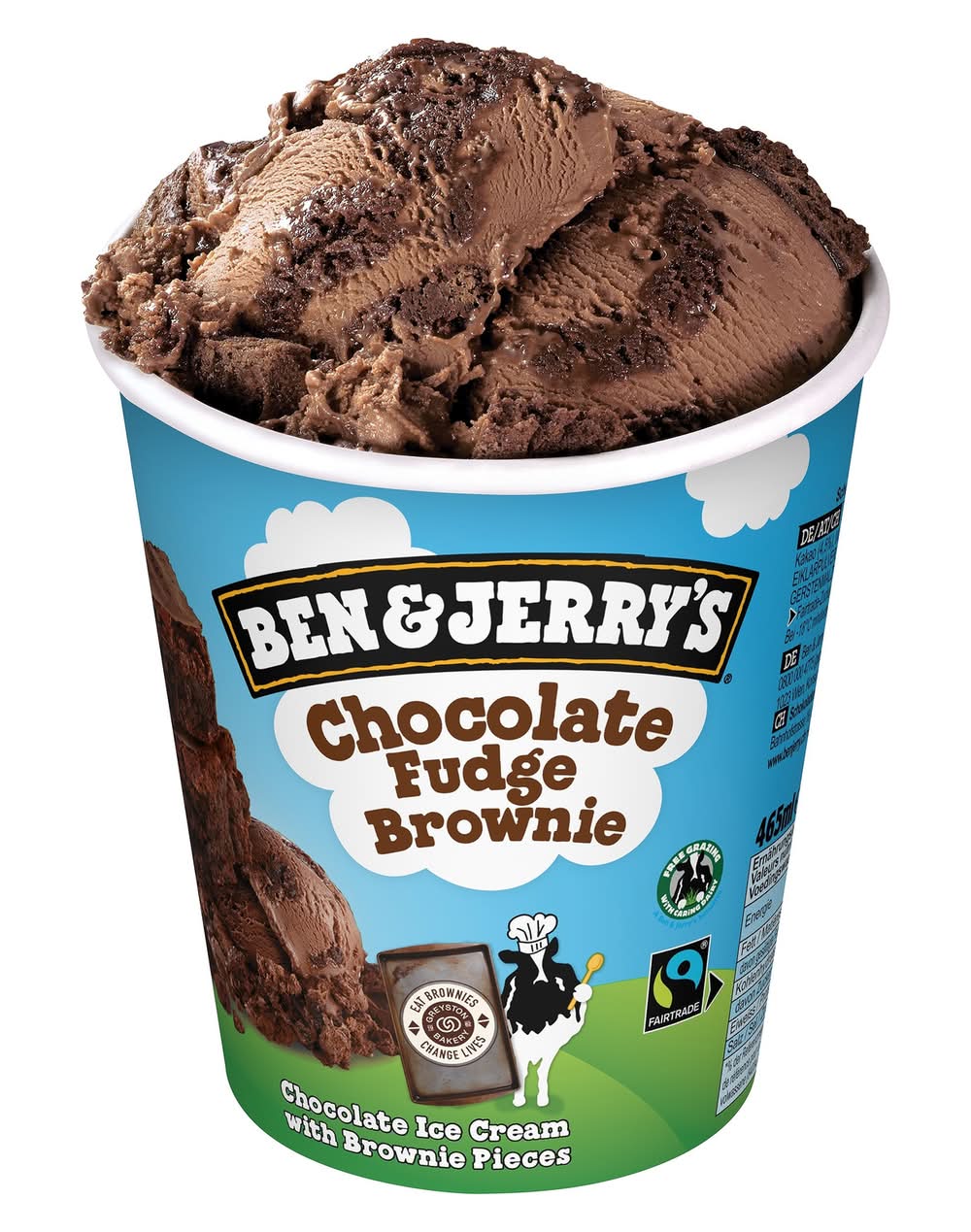 BEN&JERRY´S CHOC FUDGE BROWNIE 465ML