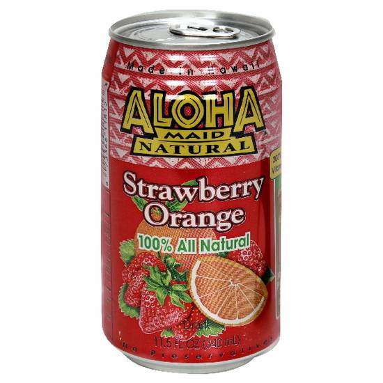 Aloha Maid Drink (34.5 fl oz) (strawberry orange)