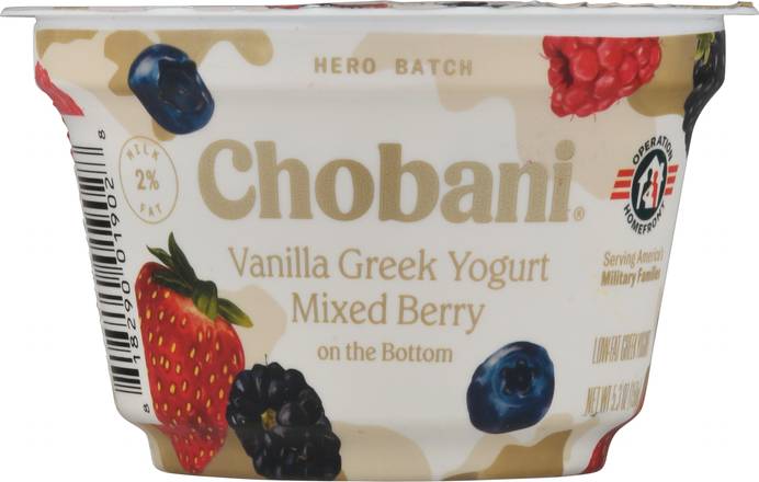 Chobani Mixed Berry Vanilla Greek Yogurt