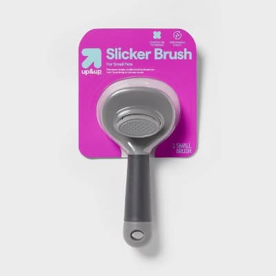 up&up Self Clean Slicker Brush Grooming Tool For Pets
