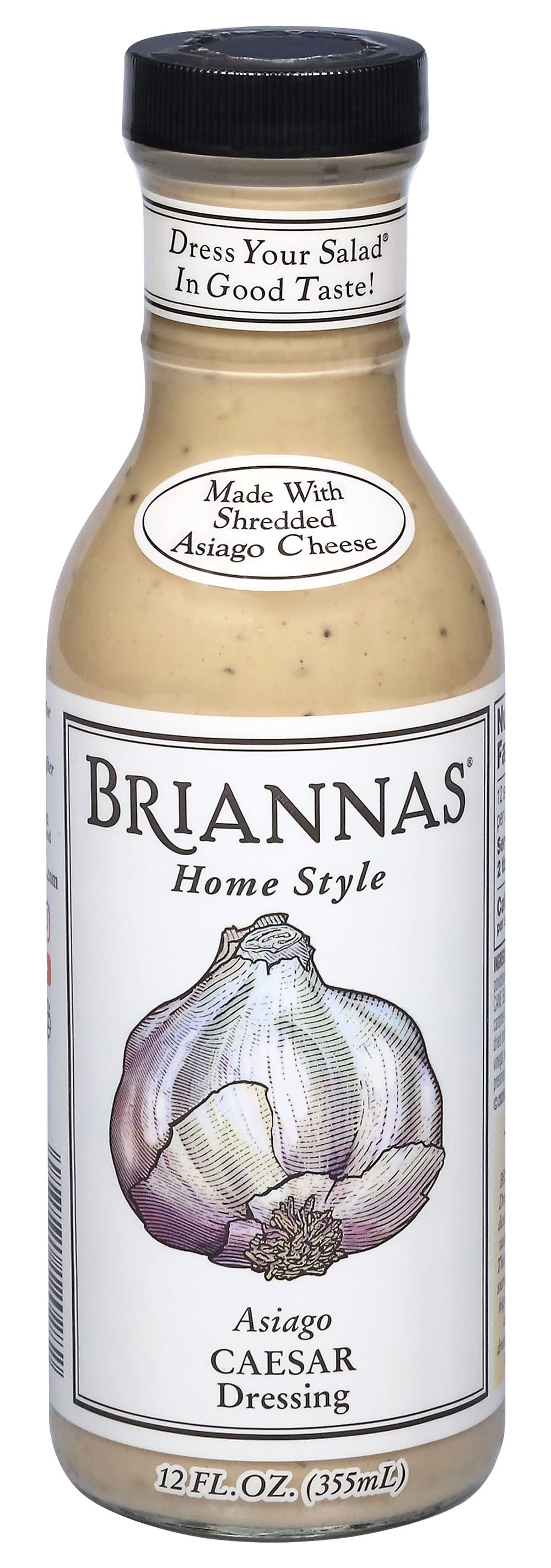 Briannas Home Style Asiago Ceasar Dressing (12 fl oz)