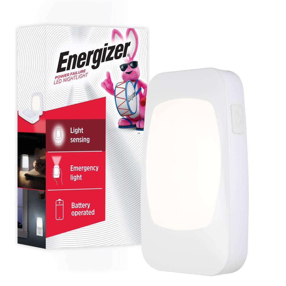 Energizer White LED Power Failure Auto On/Off Night Light | 38511