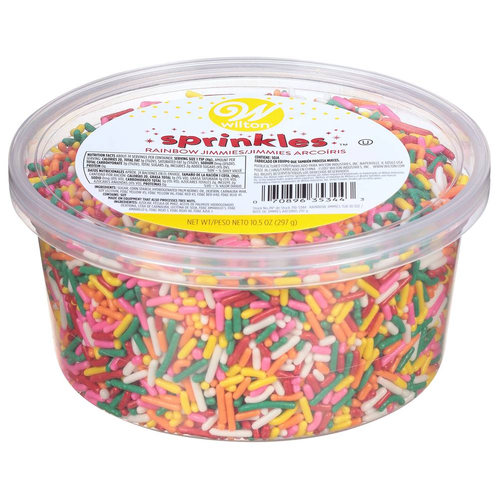 Wilton Rainbow Jimmies Sprinkles