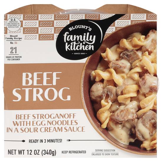 Blount's Family Kitchen Beef Stroganoff With Noodles (12 oz)
