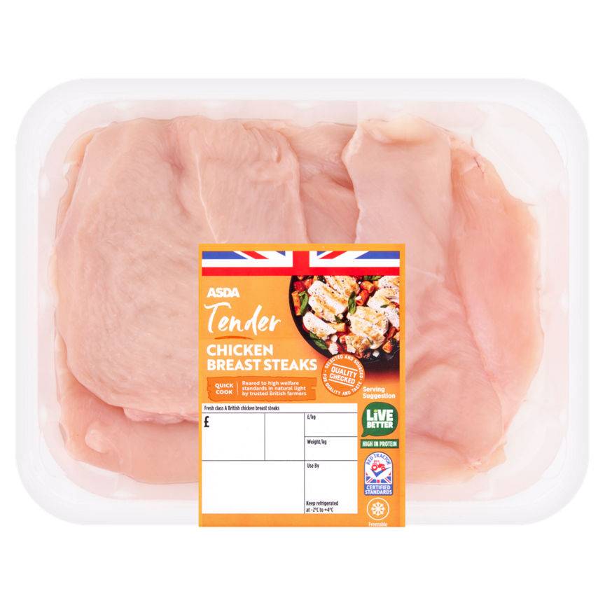 ASDA Tender Chicken Breast Steaks