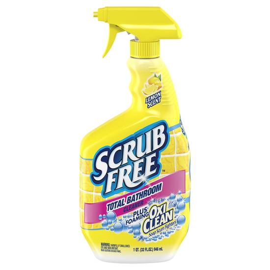 Scrub Free Oxiclean Lemon Scent Bathroom Cleaner (32 fl oz)