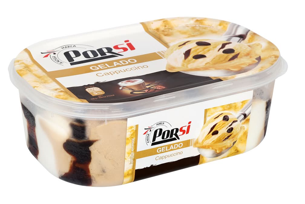 Porsi - Gelado cappuccino, 900 ml