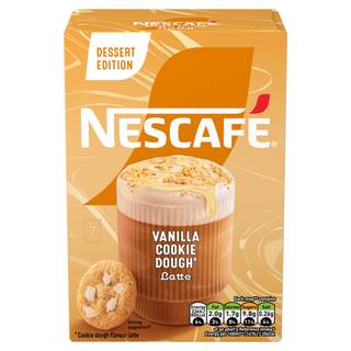 Nescafé Vanilla Cookie Dough, Latte Sachets (7 pack)