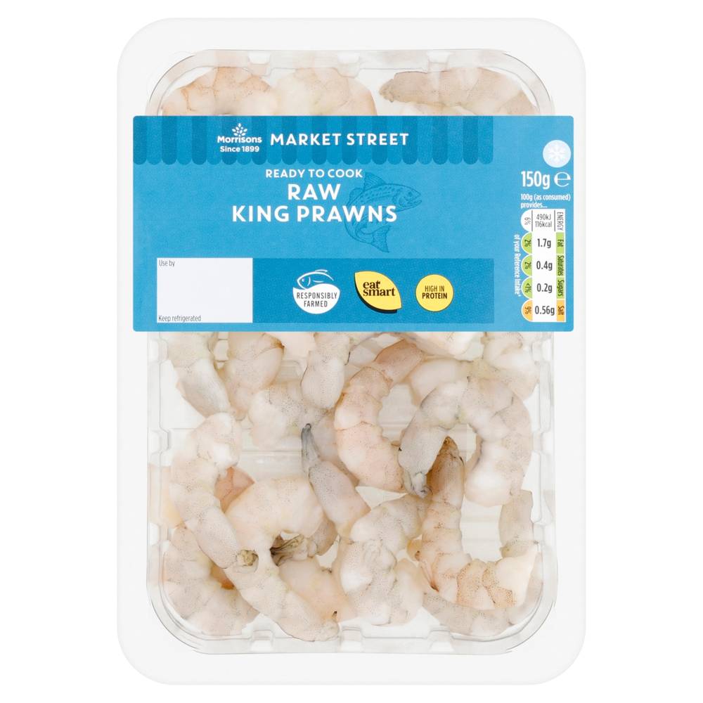 Morrisons Street Raw King Prawns (150g)