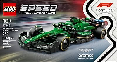 LEGO Speed Champions Aston Martin Aramco F1 AMR24 Race Car, 269 Pieces  (77245)