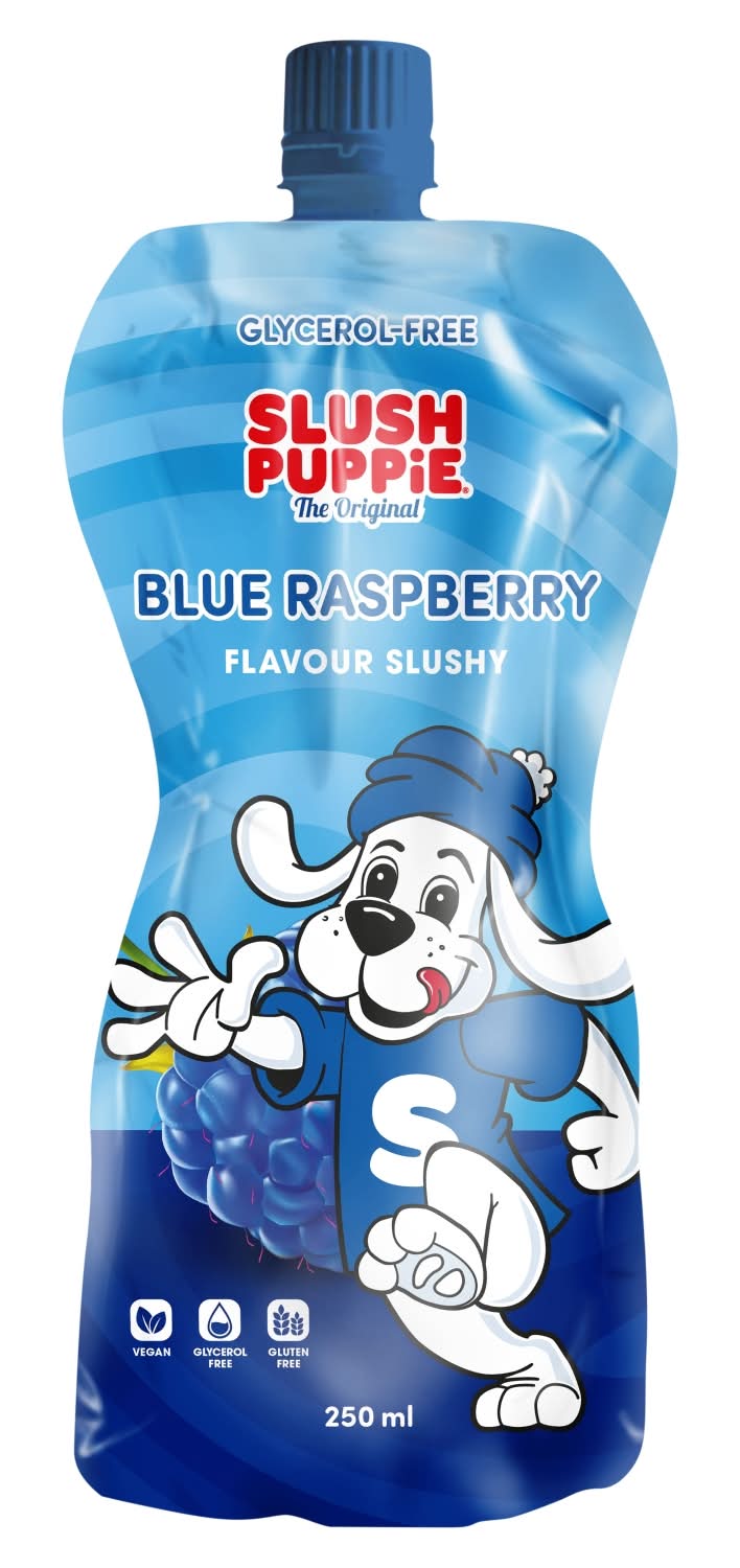 Slush Puppie Blue Raspberry Kids Slush Drink 1235ml
