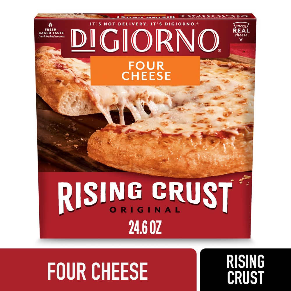 DiGiorno Original Rising Crust Pizza, Four Cheese (24.6 oz)