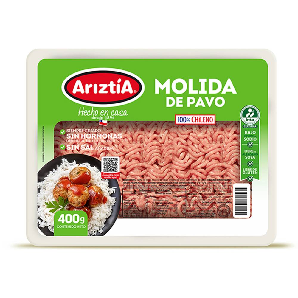 Ariztía carne molida de pavo