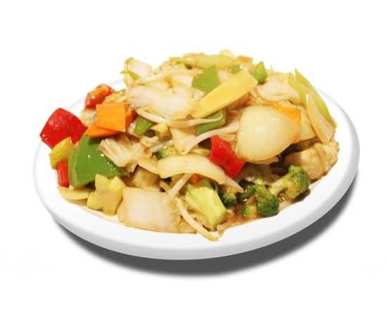 67b. Spécialité de la maison : le mélange de légumes avec riz / House Special Mixed Vegetables with rice /炒杂菜