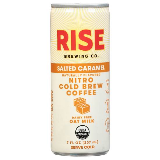 Rise Brewing Co. Nitro Cold Brew Salted Caramel Coffee (7 fl oz)