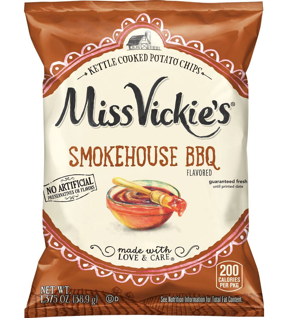 Miss Vickie's Vickies Potato Chips, Smokehouse Bbq (1.37 oz)