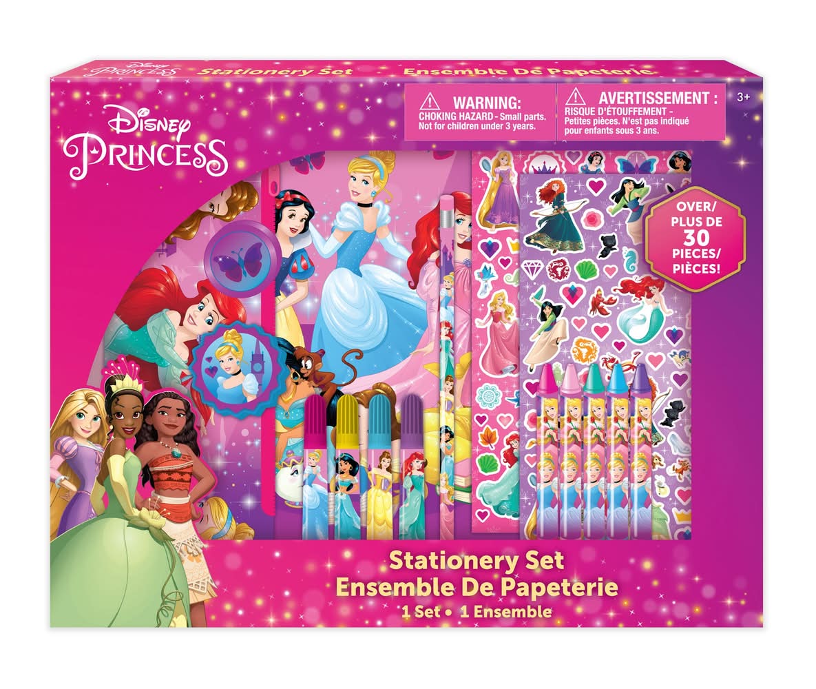 Stationery Set, Princess, 30 Piece