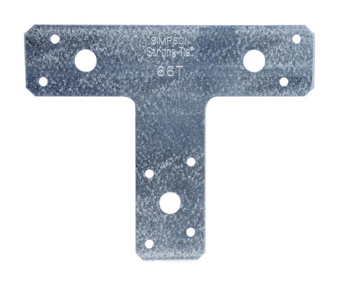Simpson Strong-Tie 5 In. H X 6 In. W 14 Ga. Galvanized Steel T Strap