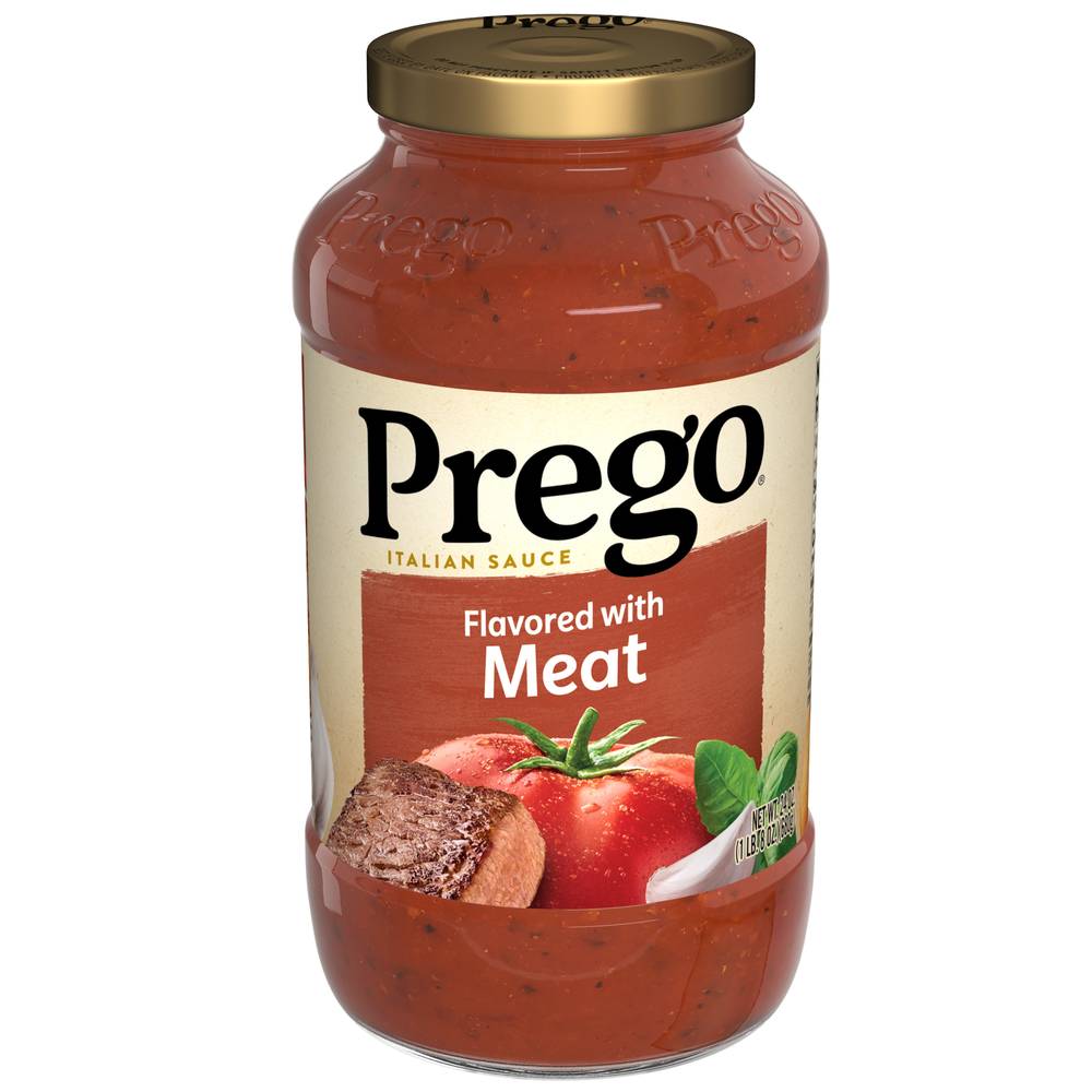 Prego Italian Sauce Flavored With Meat