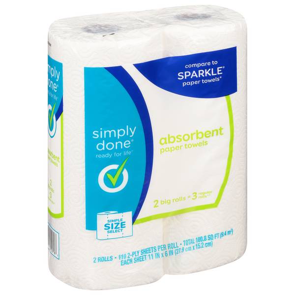 Simply Done Absorbent Paper Towels (2 ct)