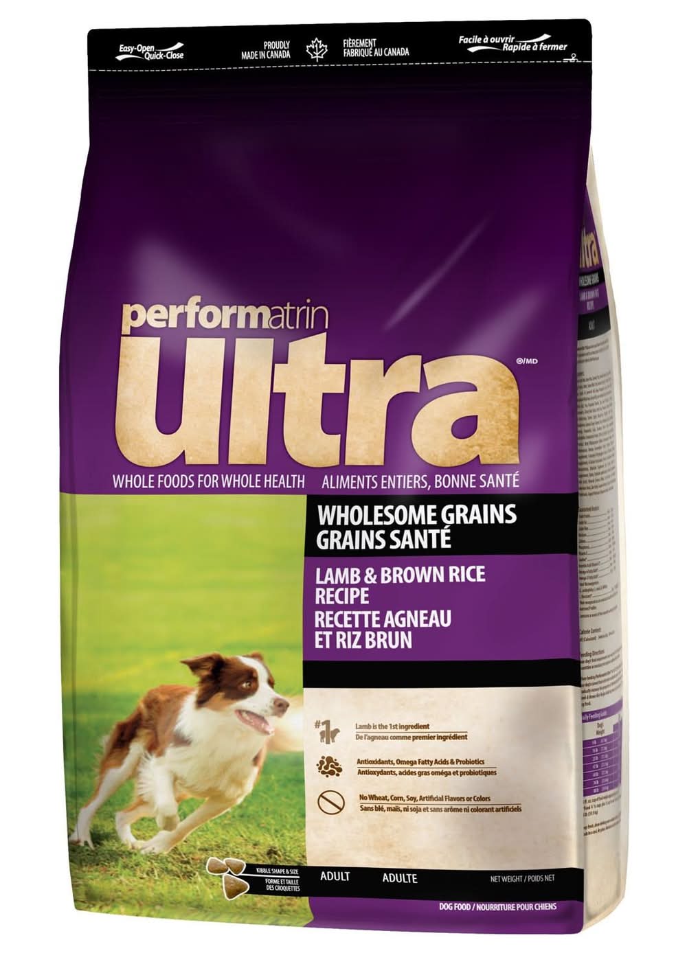 Performatrin Ultra Wholesome Grains Lamb & Brown Rice Recipe Adult Dog Food, 12 lb