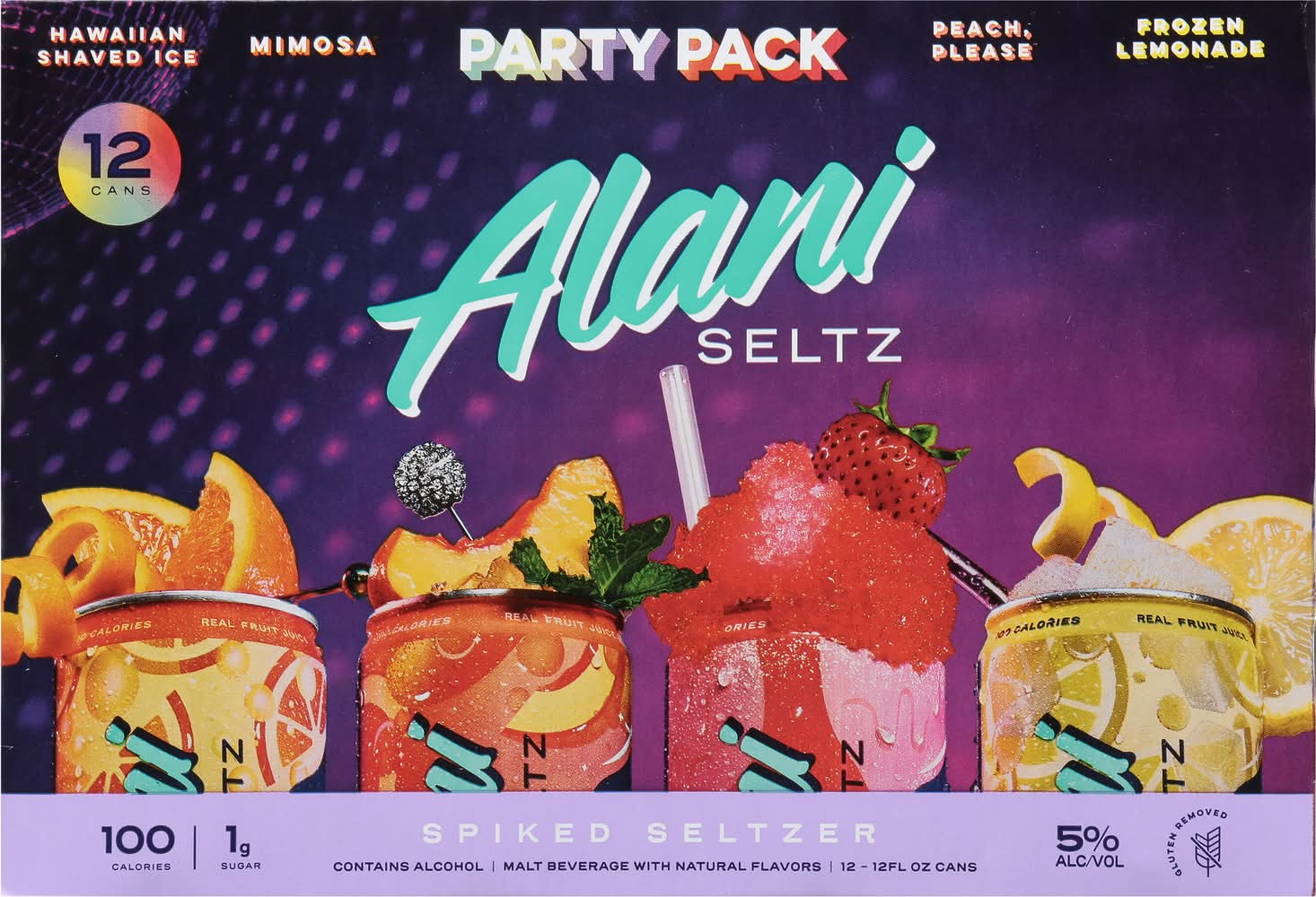 Alani Nu Hard Seltzer Variety pack Beer (12 x 12 fl oz) | Postmates