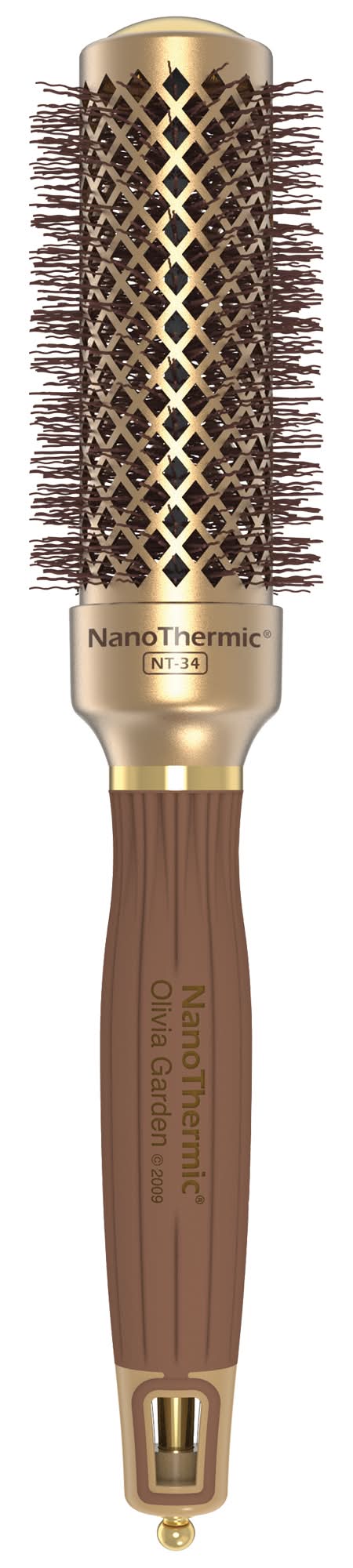 Olivia Garden - Nanothermic Ceramic + Ion Round Thermal Brush 1 1/4"