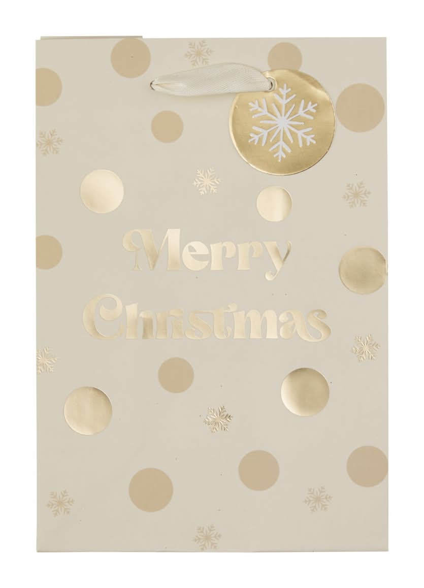 Christmas Foil Accent Bag, Assorted