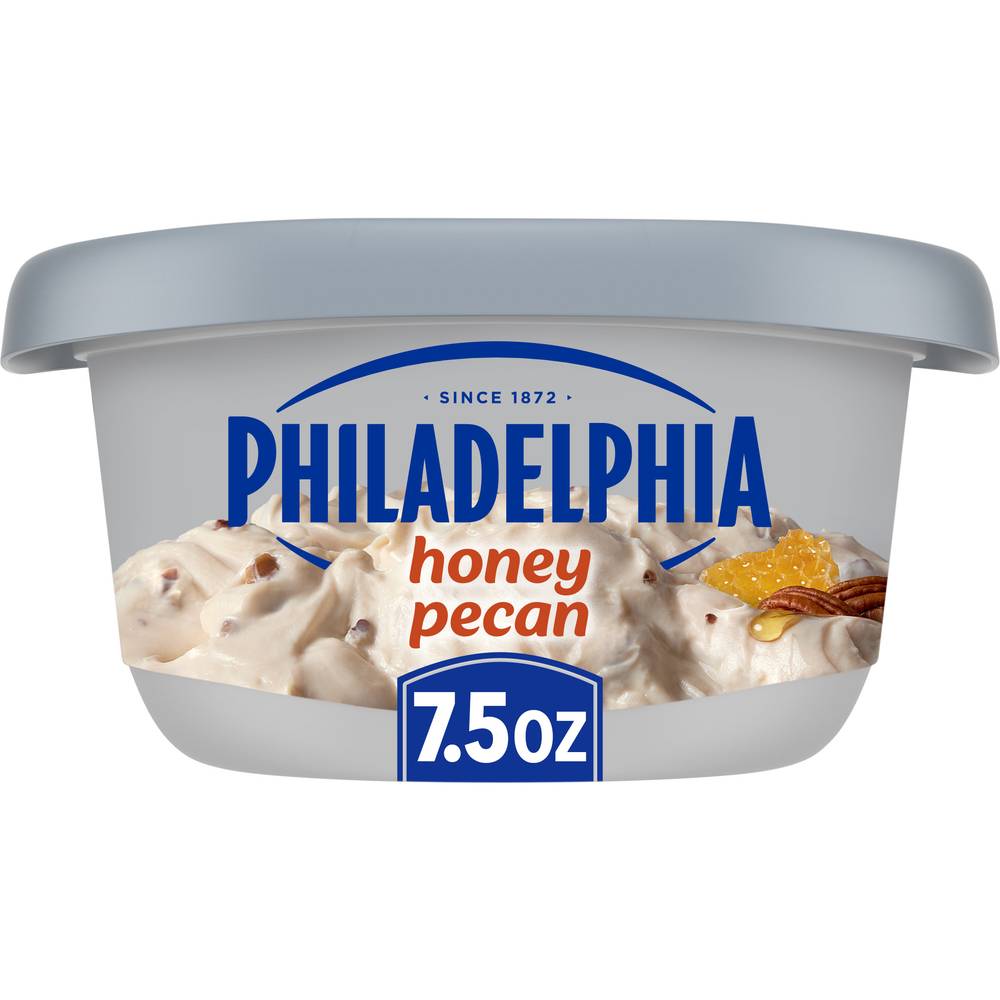 Philadelphia Cream Cheese Spread, Honey Pecan (7.5 oz)