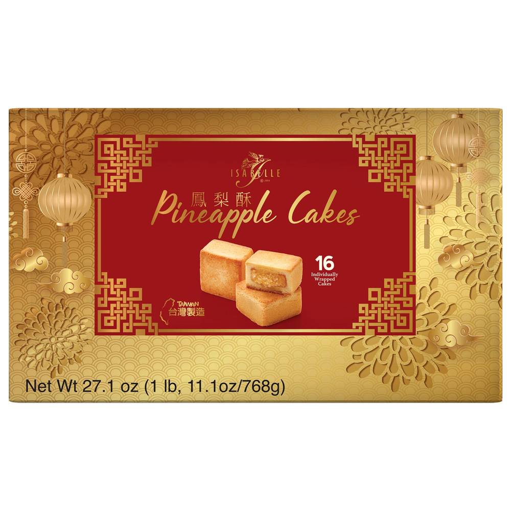 Isabelle Pineapple Cakes (27.1 oz, 16 ct)