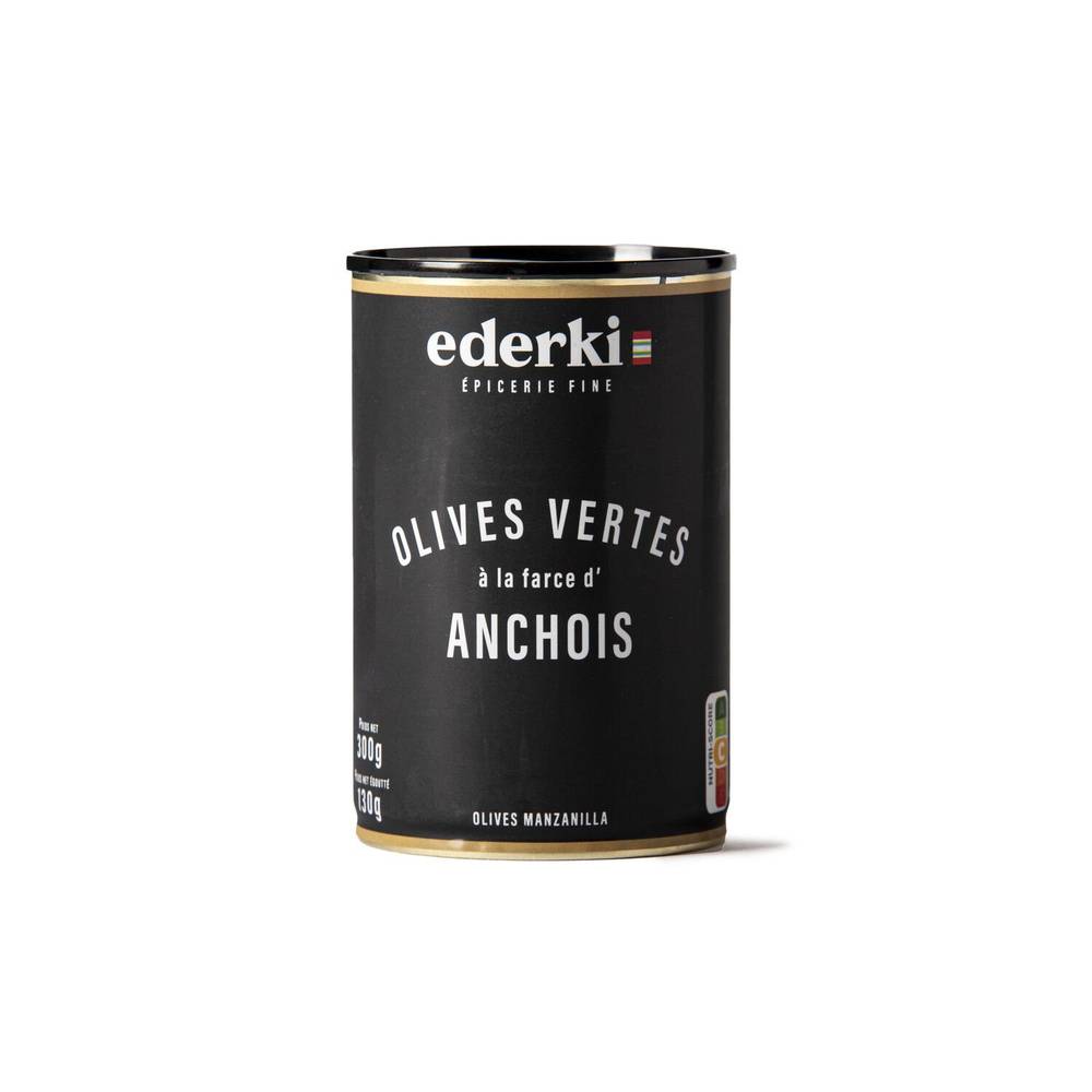 Ederki - Olives vertes à la farce d'anchois