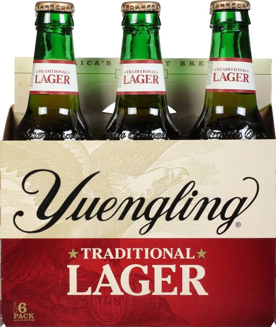 Yuengling Traditional Original Amber Lager Beer (6 ct, 12 fl oz)