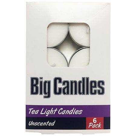 Walgreens Big Tea Light Candles (6 ct)