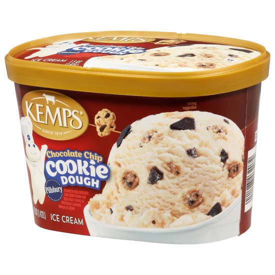 Kemps Pillsbury Cookie Dough Ice Cream (chocolate chip)