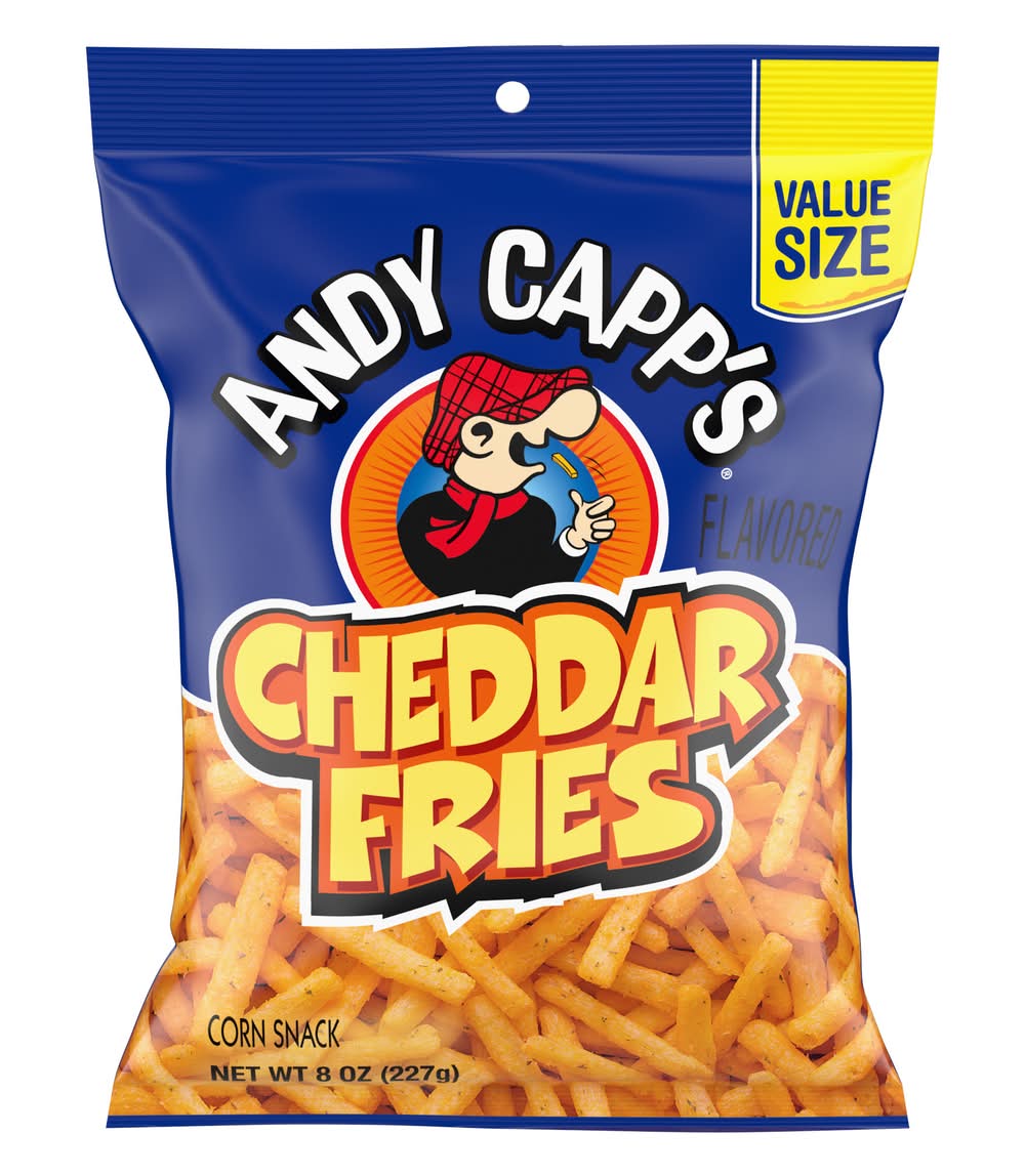 Andy Capp's Corn & Potato Snacks, Cheddar Fries (8 oz)