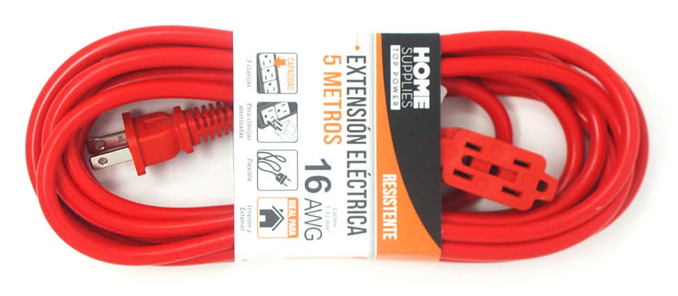 Home Supplies · Extensión eléctrica