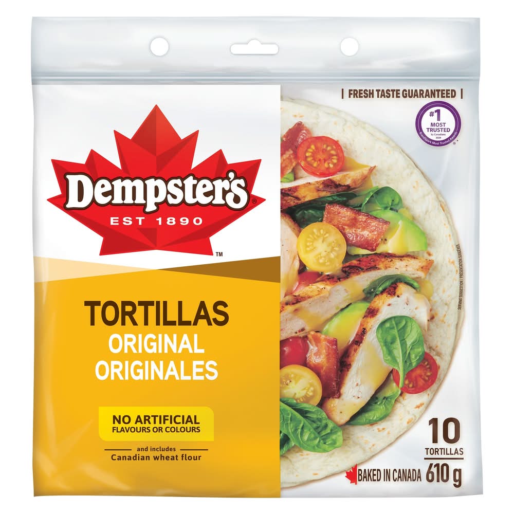 Dempster's Original Large Tortillas (610 g, 10 ct)