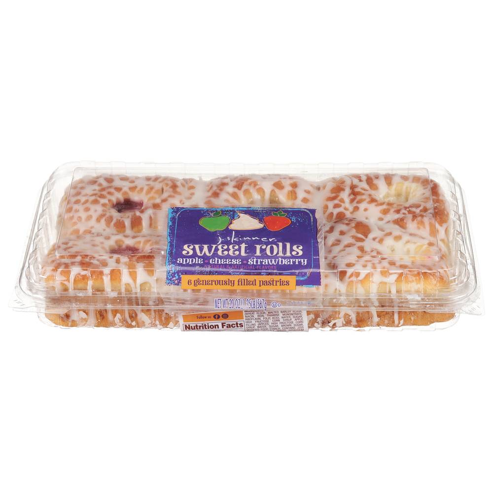 J. Skinner Sweet Rolls (6 ct) (apple-cheese-strawberry)