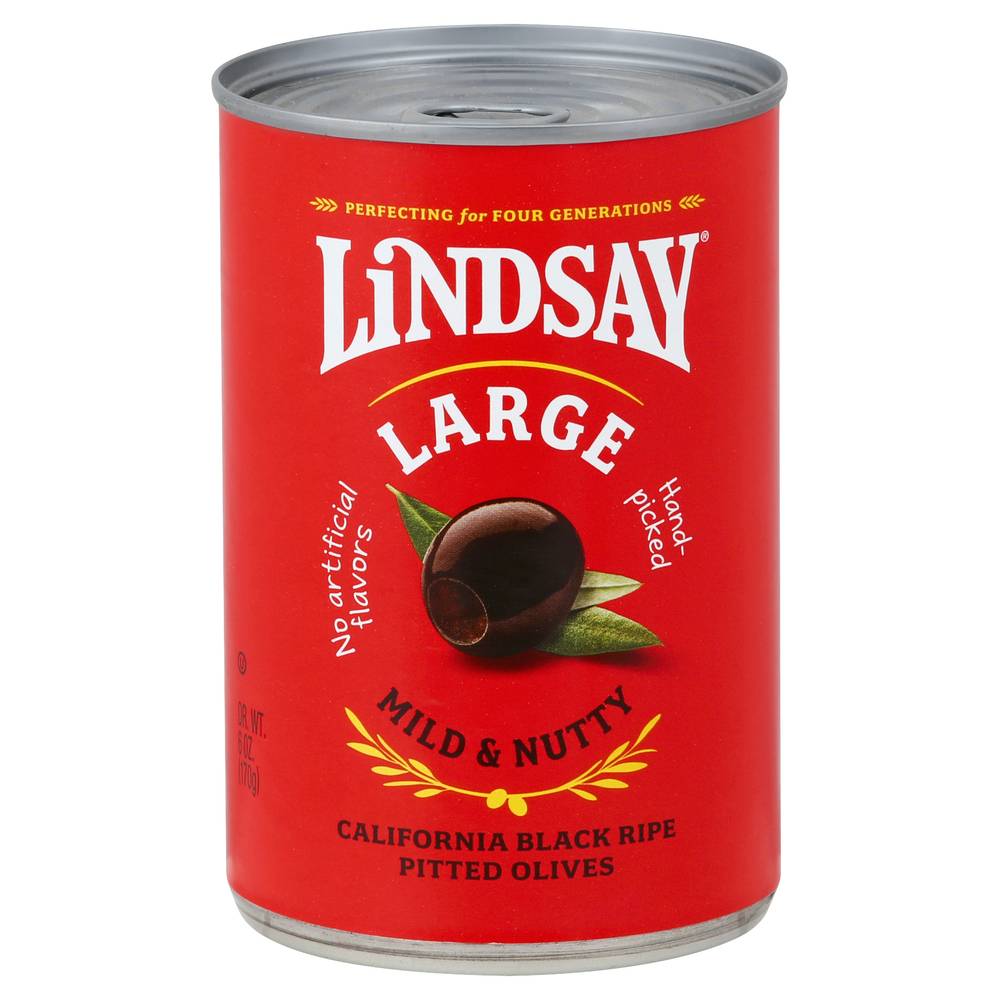 Lindsay Large California Black Ripe Pitted Olives